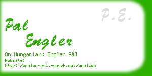 pal engler business card